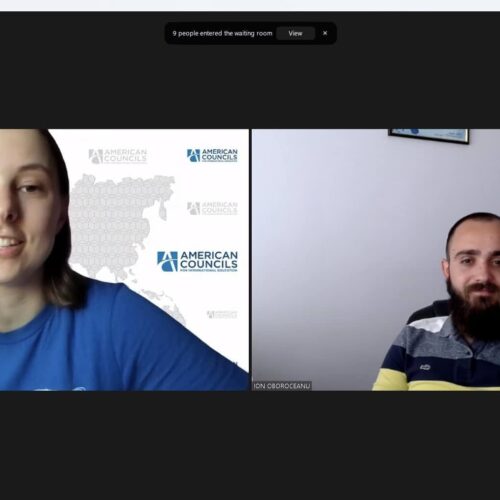 Training online în colaborare cu American Councils.